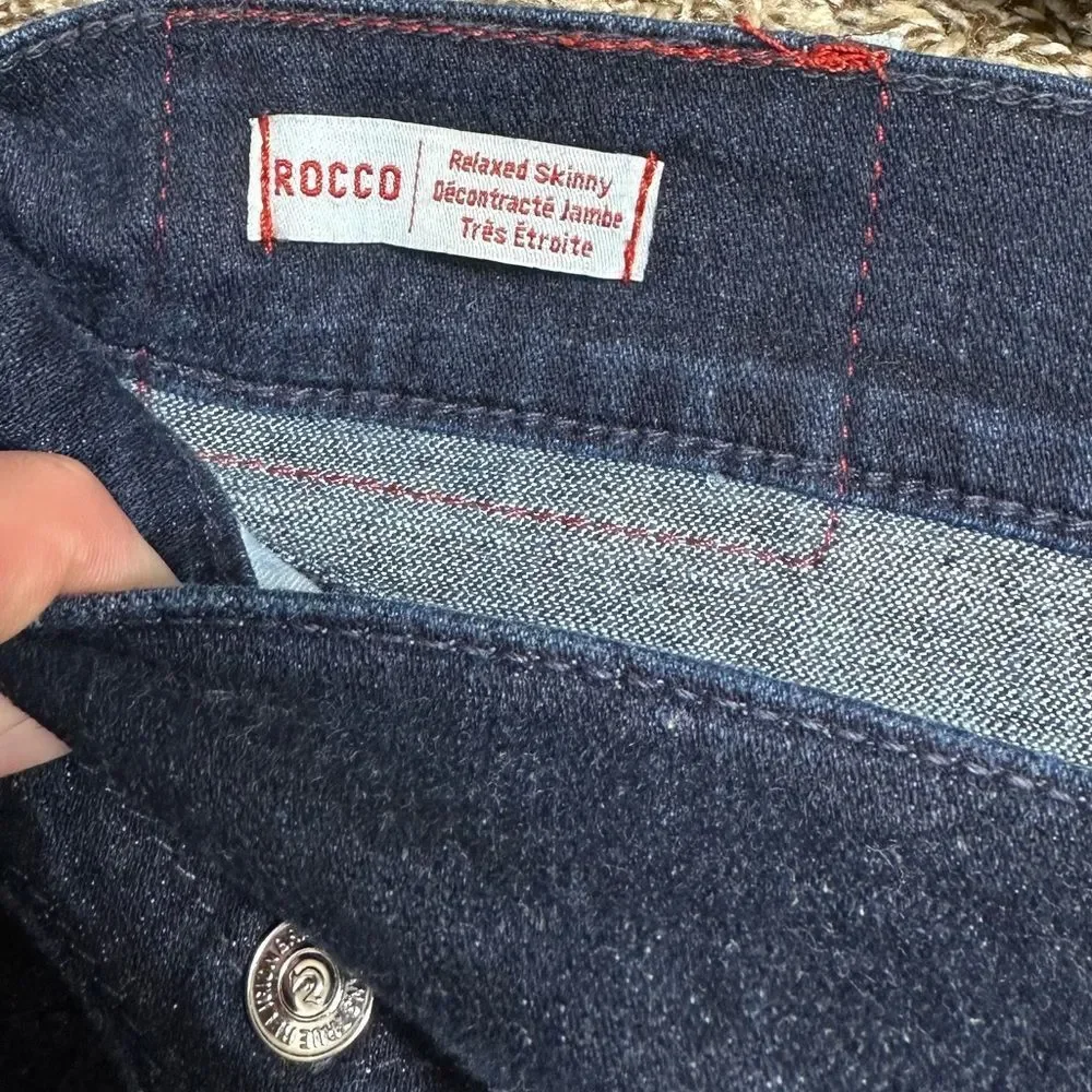 TRUE RELIGION MENS ROCCO SKINNY RELAXED JEAN W/ FLAP SIZE 40